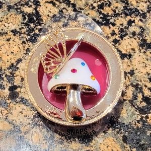 Bath & Body NEW Fall Car vent clip gem jeweled mushroom with butterfly